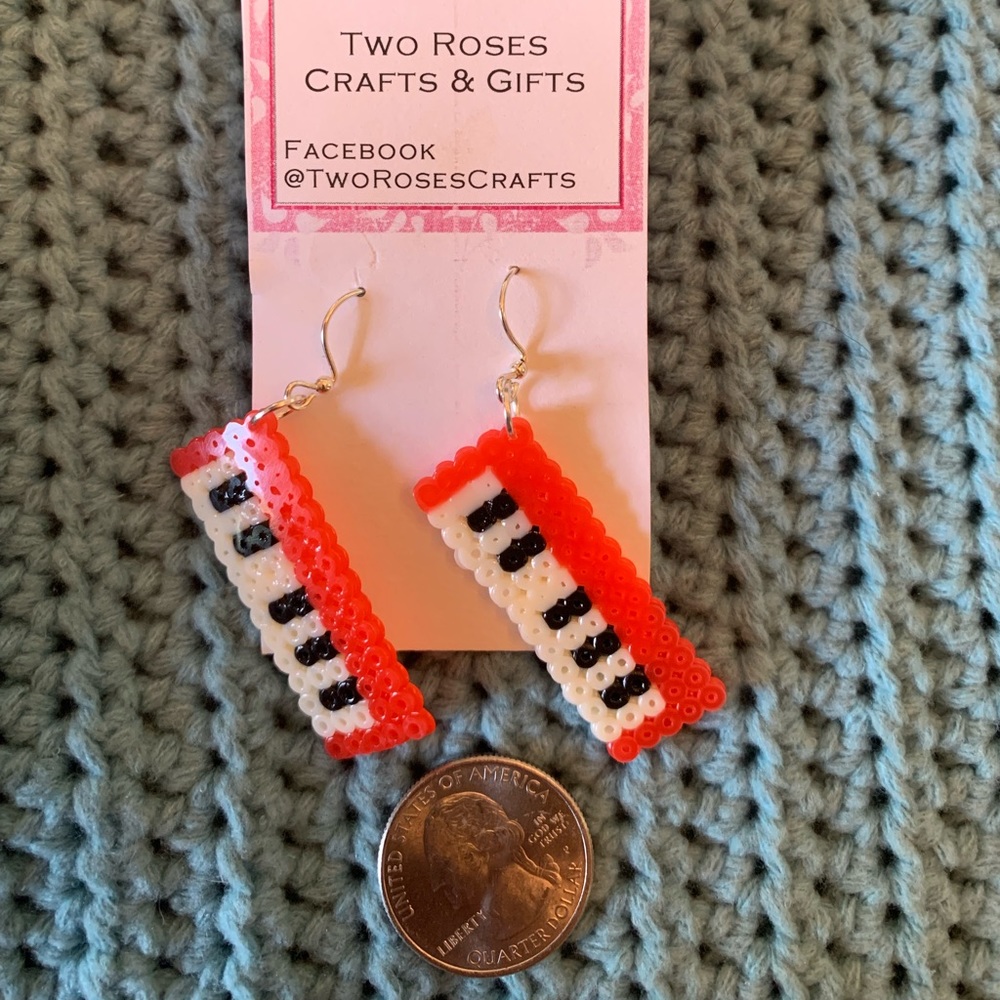 Keyboard earrings